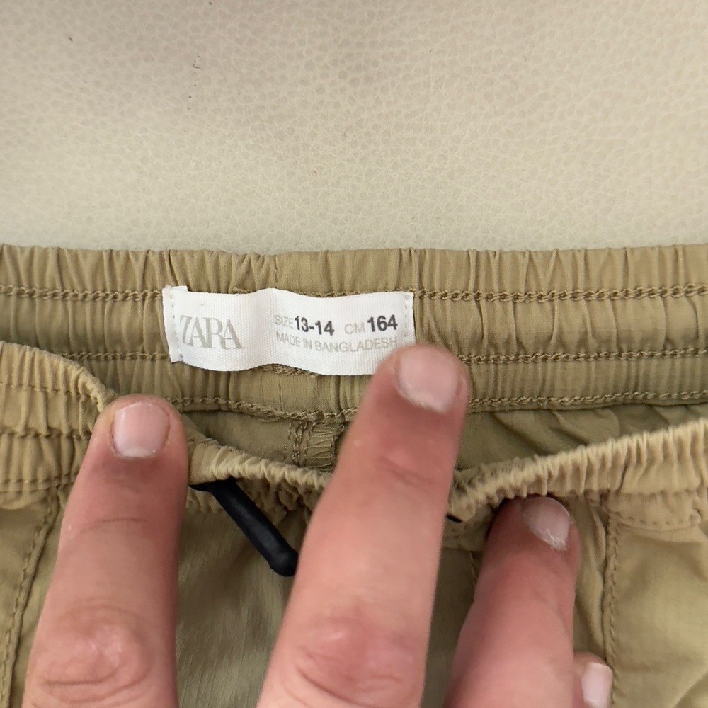 Zara Beige Casual Trousers